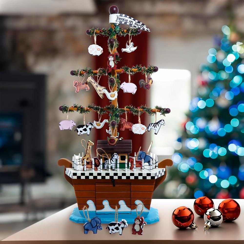 Kurt Adler Kurt Adler 21-Inch Noah's Ark Table Piece