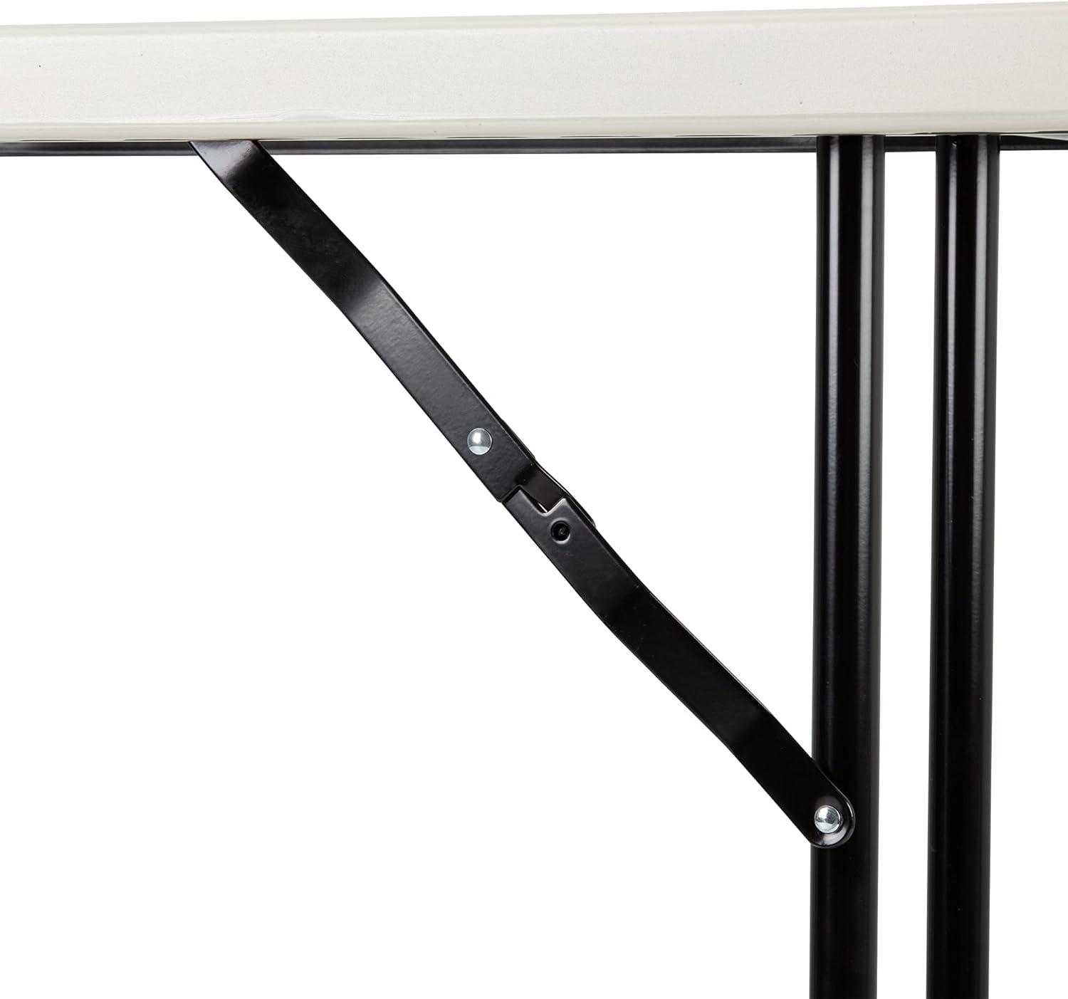 Rectangular Blow-Molded Plastic Folding Training Seminar Table