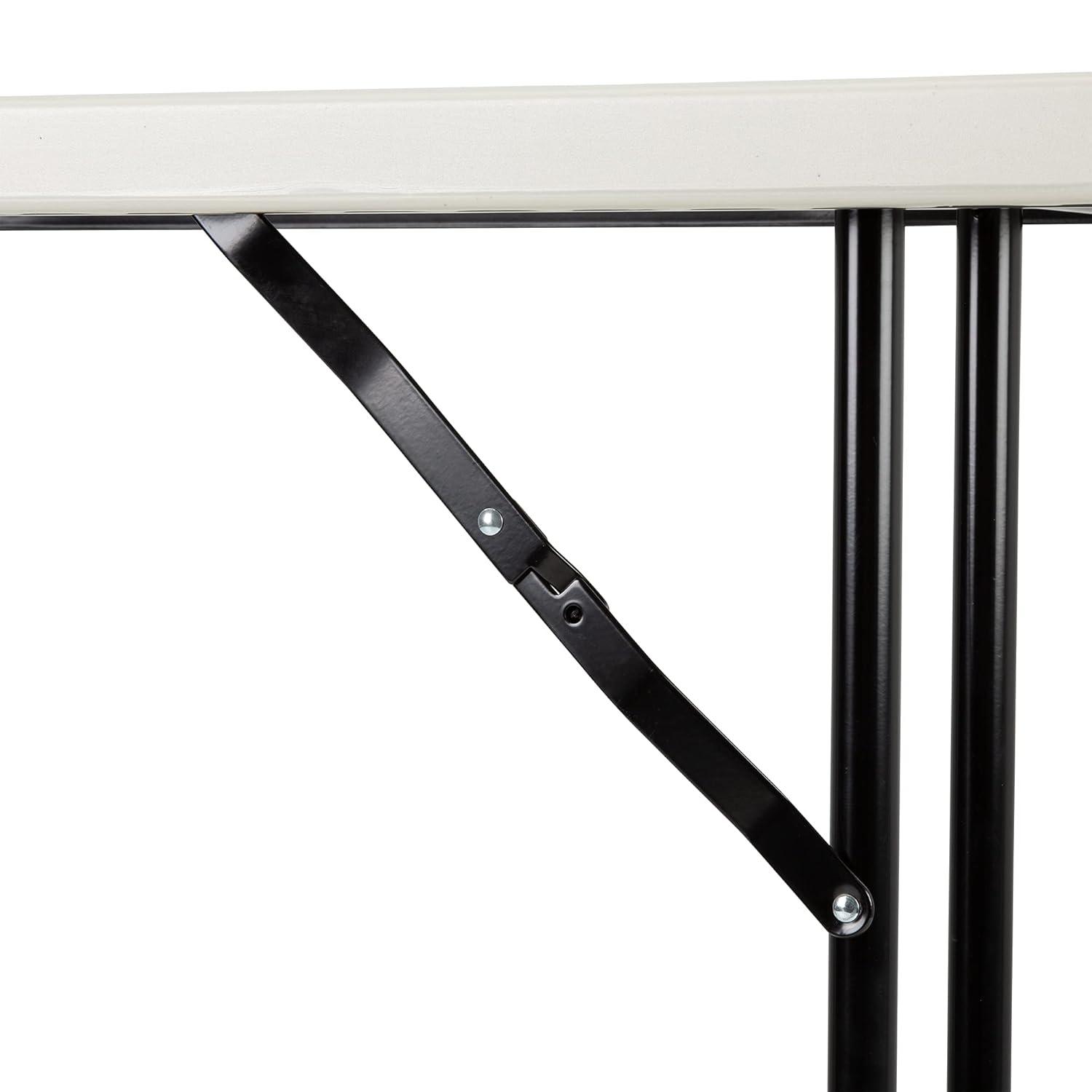 Rectangular Blow-Molded Plastic Folding Training Seminar Table