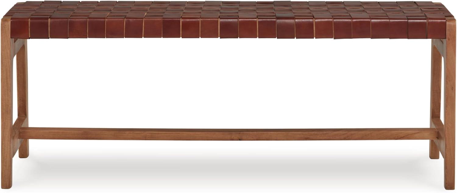 Signature Design by Ashley Lemmund Accent Bench, Natural/Brown