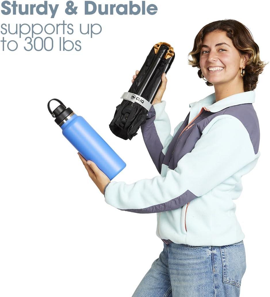 CLIQ Chair - The Bottle-Sized Chair for Anywhere™ - Sets up in 5 Seconds - Portable and Comfortable