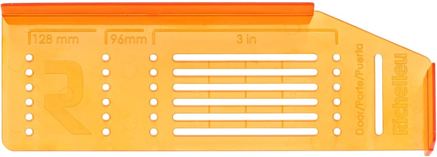 Richelieu Rictempvpack Cabinet Drawer And Door Drilling Template Kit For 3", 3-3/4", Or 5"