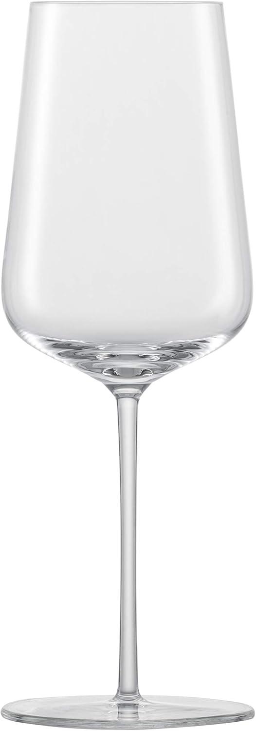 Vervino 16.5 Oz Clear Titanium Crystal Wine Glass Set of 6