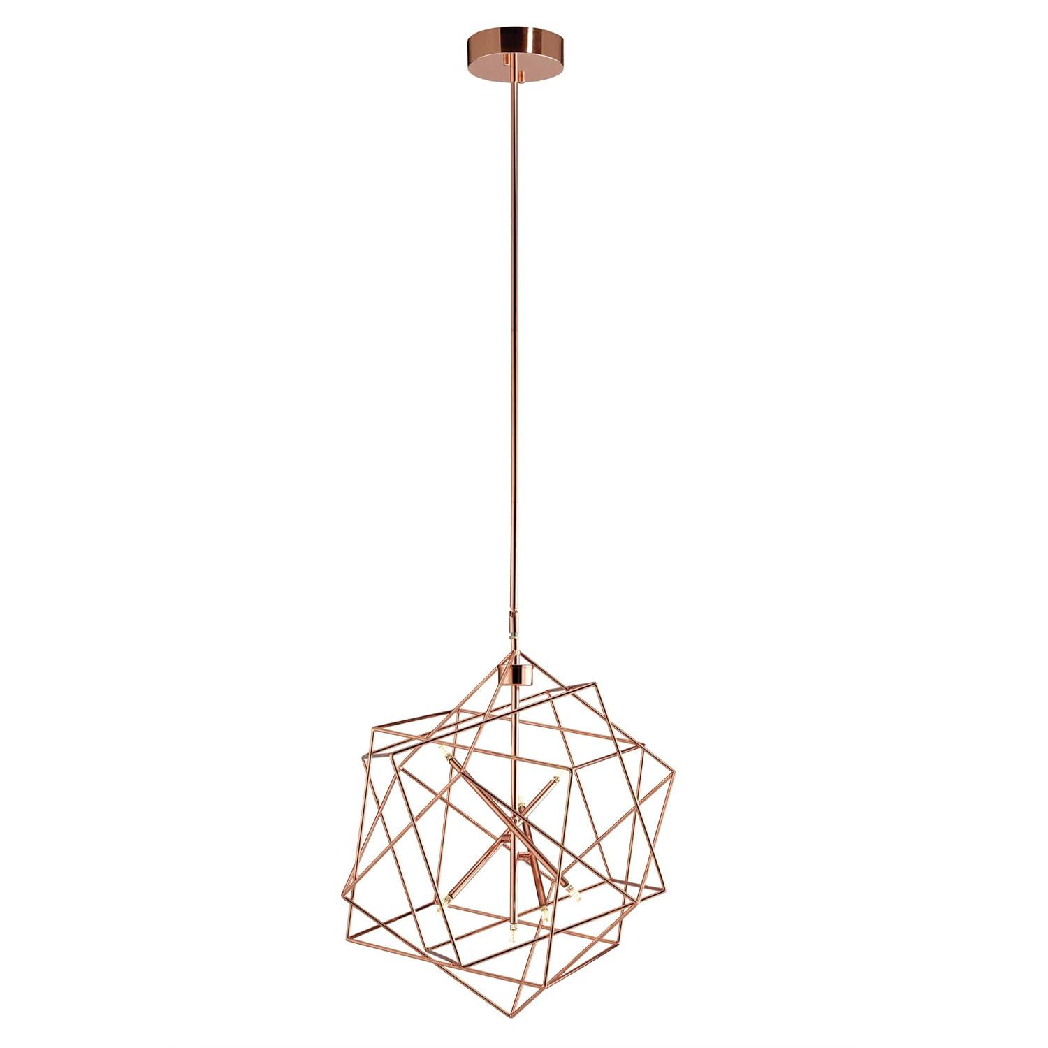 Ezo 7 Light Metal Geometric Chandelier