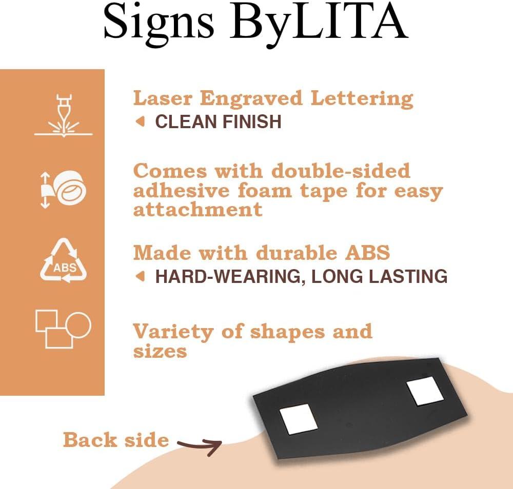 Large Red ABS Plastic Beware of Dog Sign