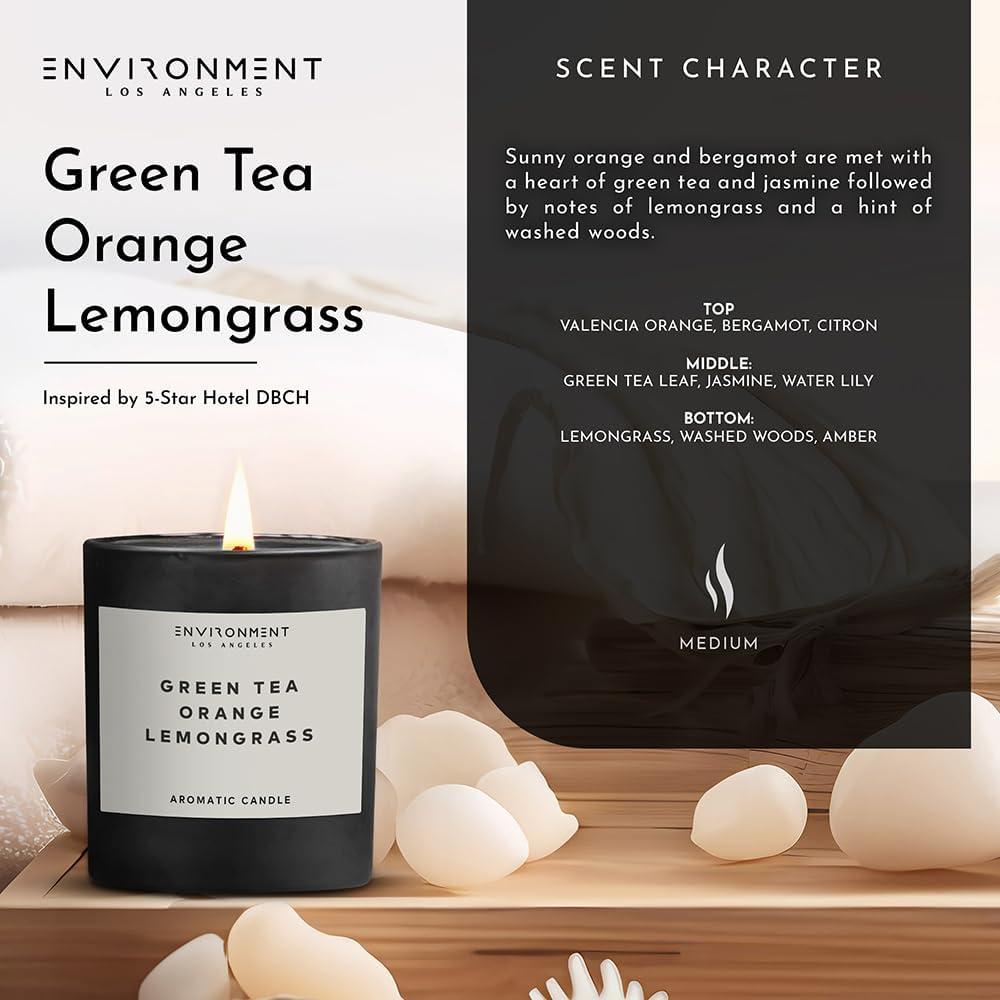 8oz Candle Inspired by Delano Beach Club Hotel® - Green Tea | Orange | Lemongrass