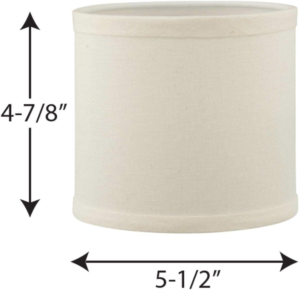 Beige Linen Clip-On Chandelier Shade Upgrade, 5.5" Width