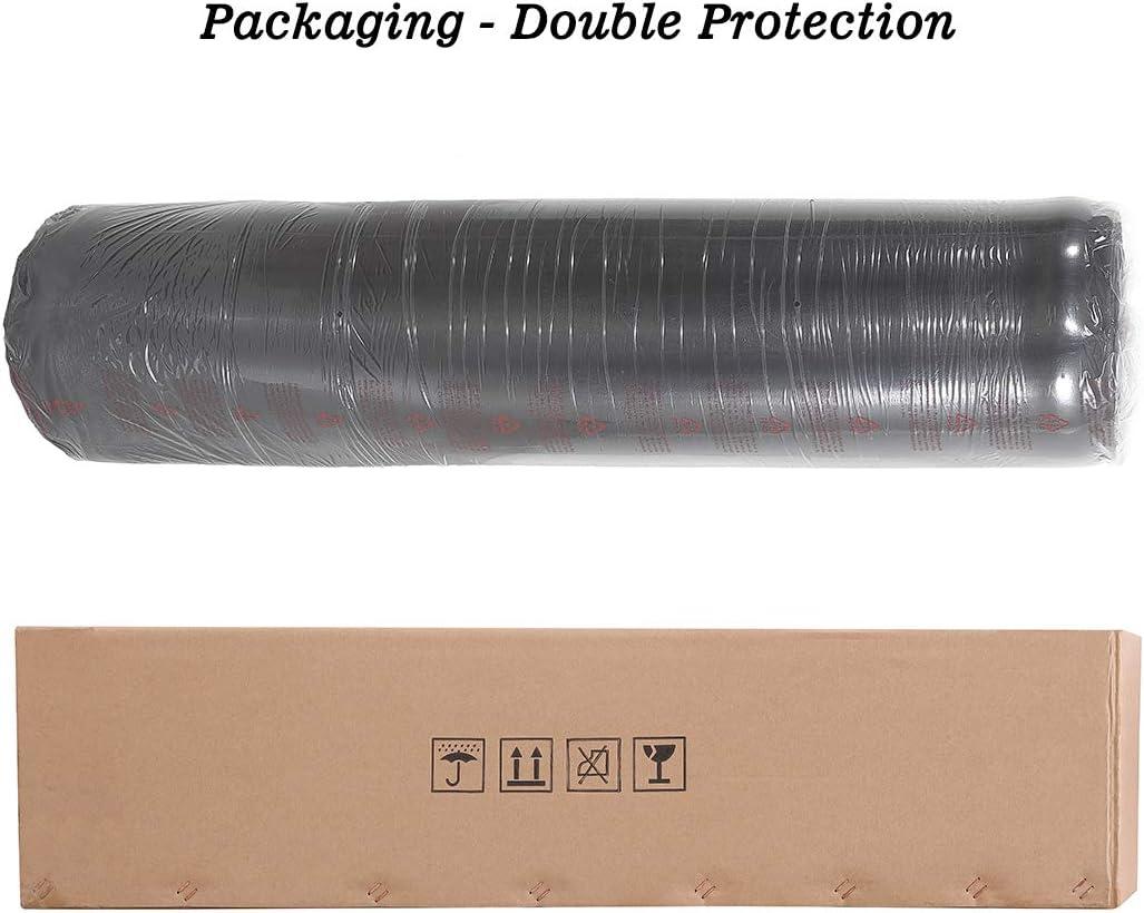 1 Inch Thick Barber Cutting Chair Salon Floor Mats for Beauty Hair Stylist Station Anti Fatigue (Black, 5 Ft × 3 Ft Rectangle)