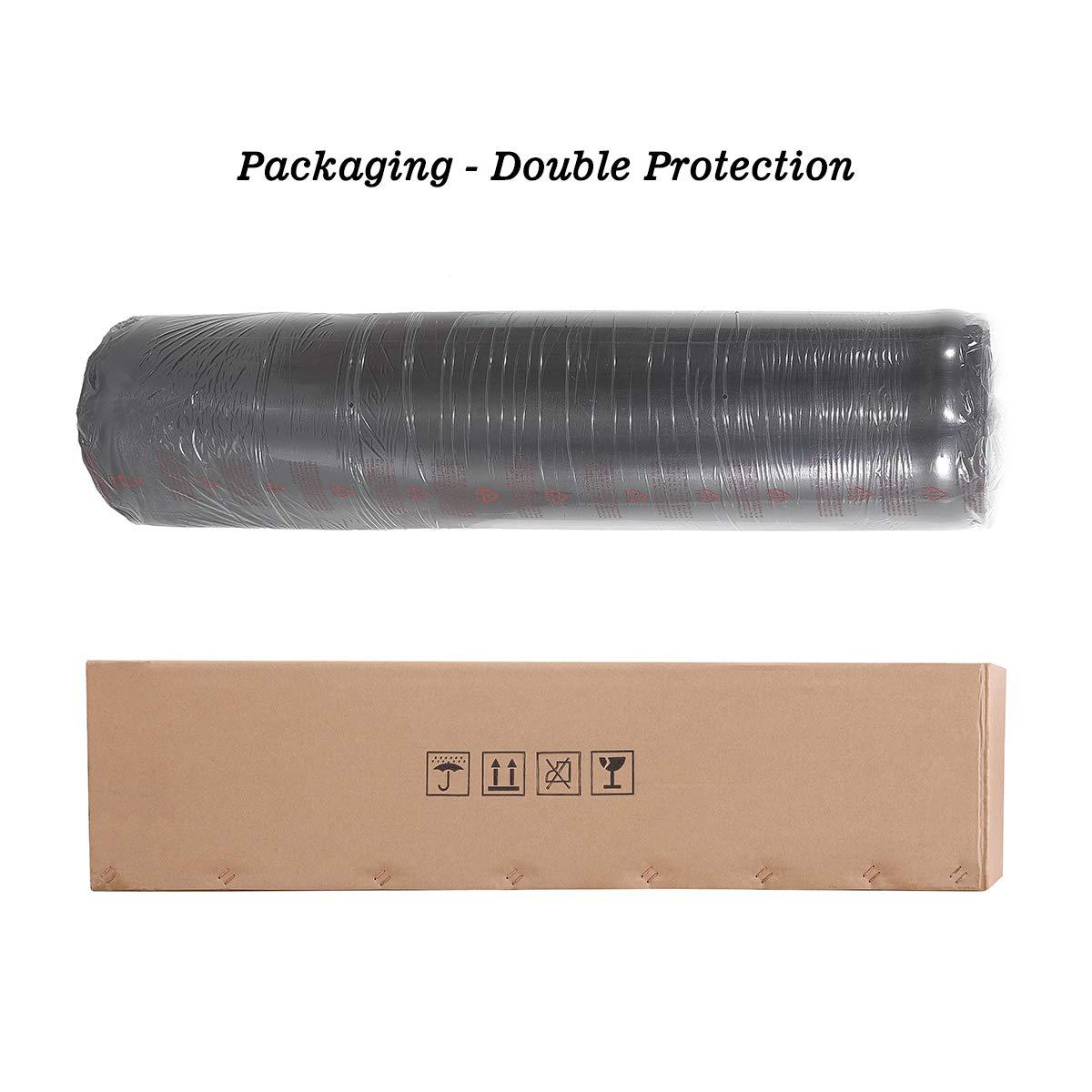 1 Inch Thick Barber Cutting Chair Salon Floor Mats for Beauty Hair Stylist Station Anti Fatigue (Black, 5 Ft × 3 Ft Rectangle)