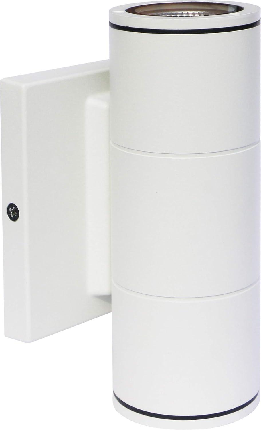 Nuvo Lighting 68086 - 2 Light LED Small Up and Down Sconce Fixture White Finish 10W 120/277V Outdoor Sconce LED Fixture