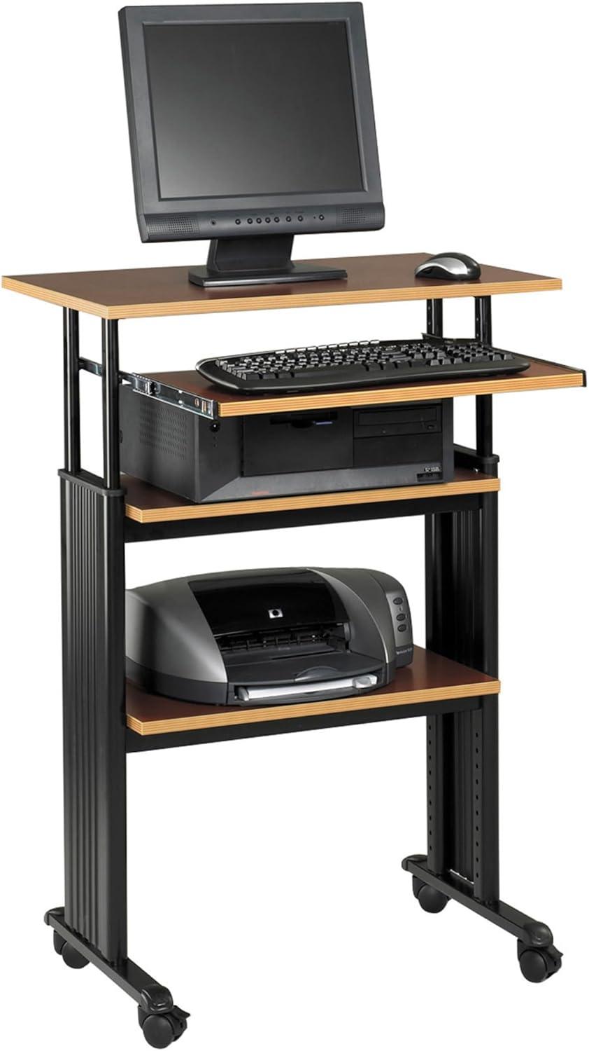 MUV Adjustable Stand-Up Workstation AV Cart