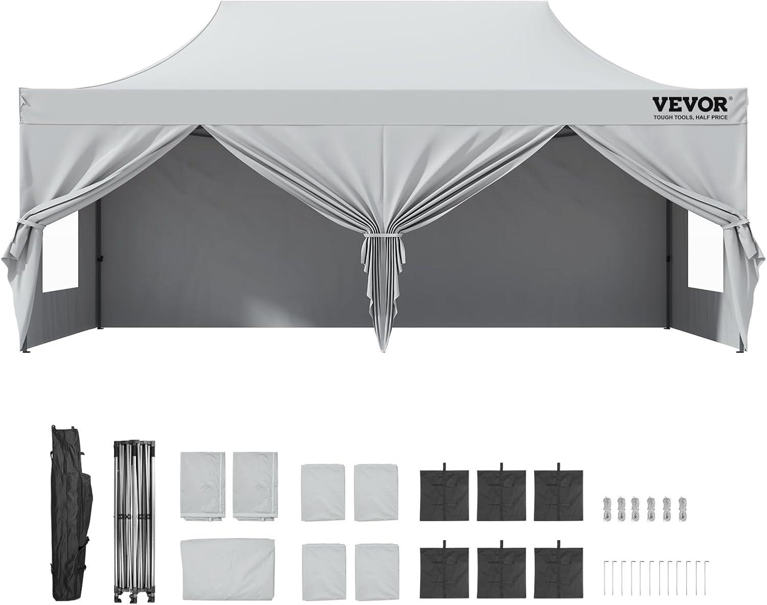 20 Ft. W x 10 Ft. D Steel Party Tent