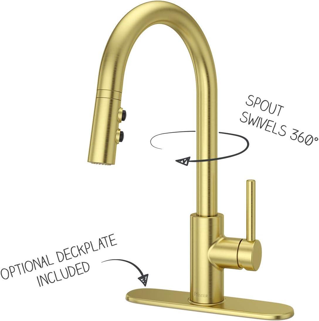 Pfister LG529SABG Stellen Pull Down Single Handle Kitchen Faucet
