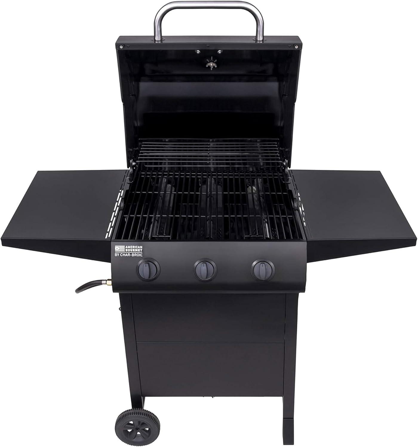 Charbroil American Gourmet 3-Burner Propane Gas Grill Cart