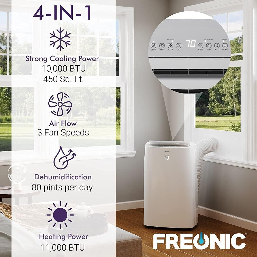 14,500 BTU (10,800 BTU DOE) Portable Air Conditioner