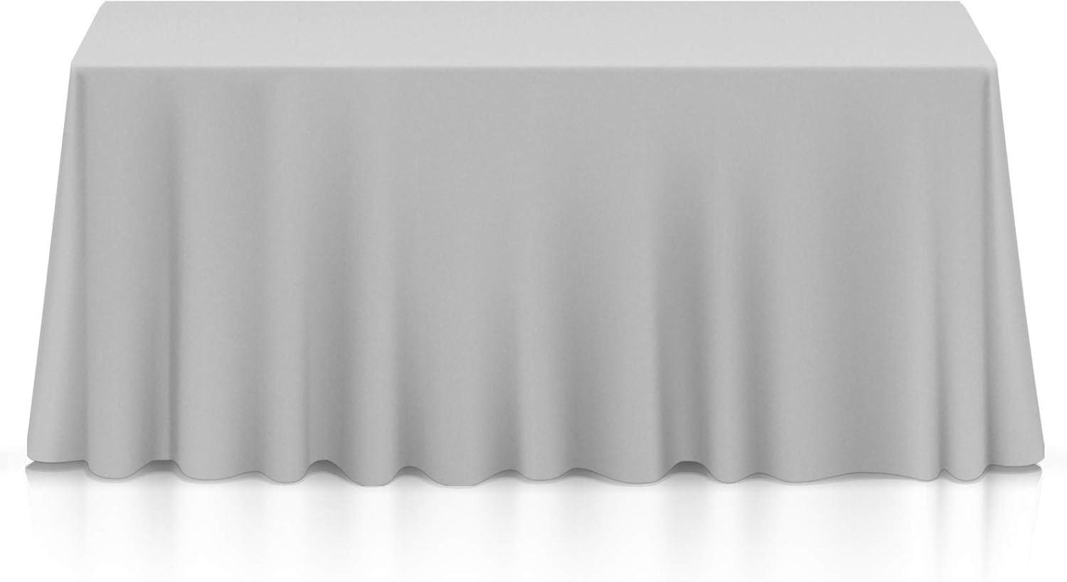 Lann's Linens Solid Color Rectangular Tablecloth (Set of 10)