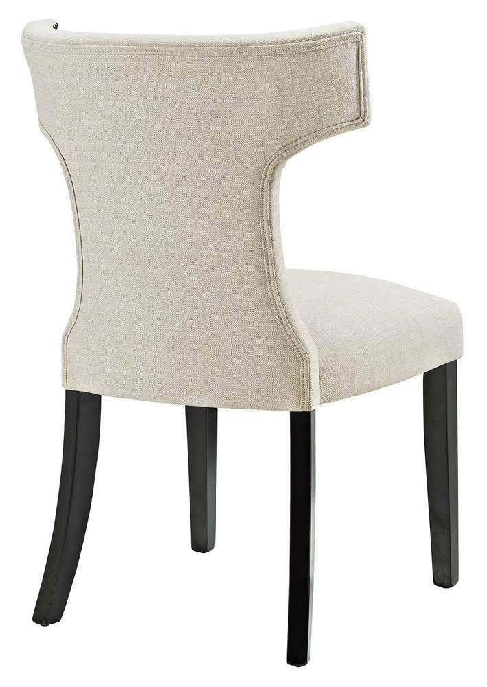 Set of 2 Curve Dining Side Chair Fabric - Modway