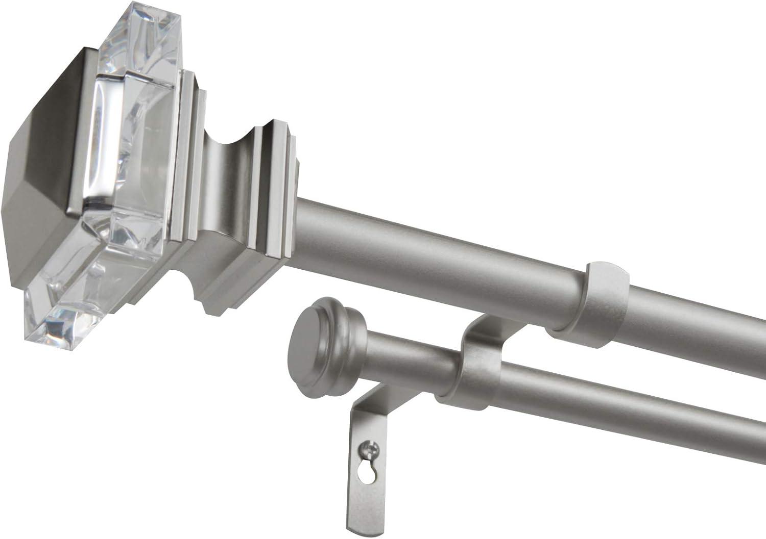 Exclusive Home Prism Double Curtain Rod