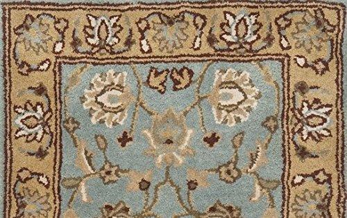 SAFAVIEH Heritage Dexter Oriental Wool Runner Rug, Blue/Gold, 2'3" x 6'