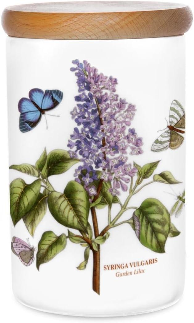 Portmeirion Portmeirion Botanic Garden 7" Airtight Canister Gdn Lilac