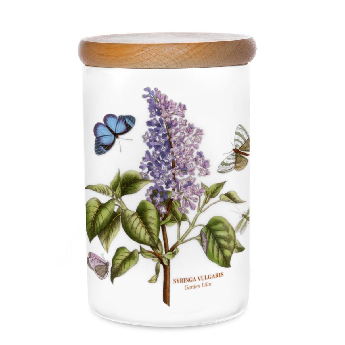 Portmeirion Portmeirion Botanic Garden 7" Airtight Canister Gdn Lilac
