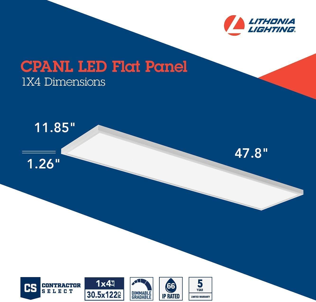 Sleek 47" White Aluminum LED Ceiling Panel with Dimmable Light