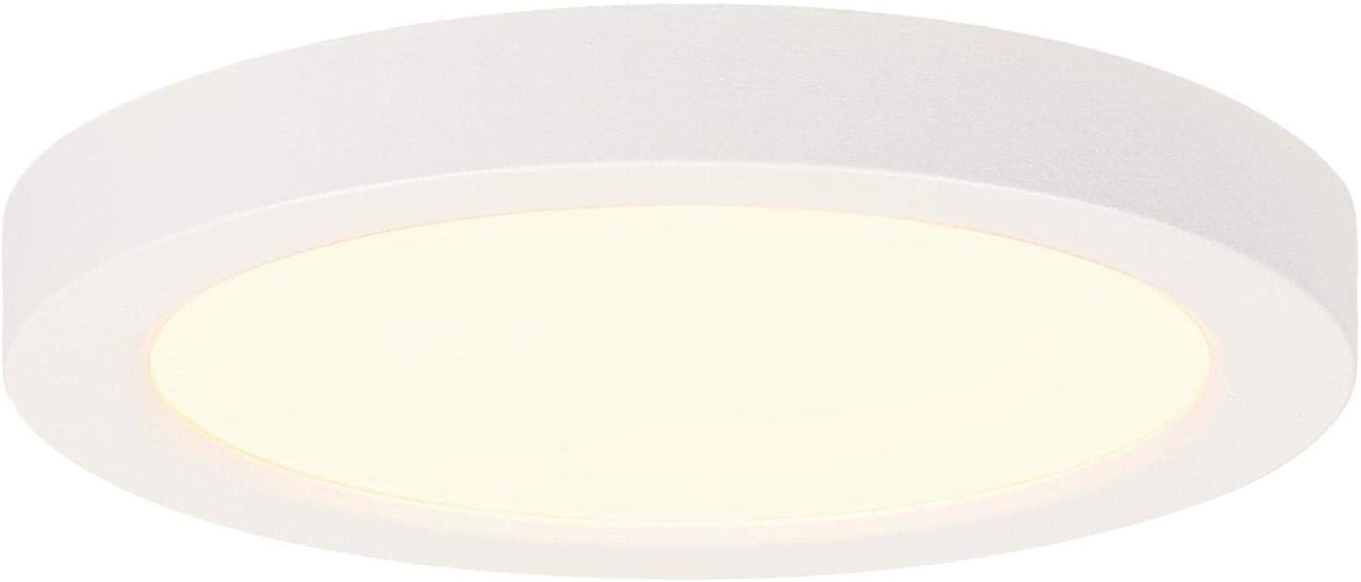 Westinghouse 6111900 5" Wide Led Flush Mount Drum Ceiling Fixture - White