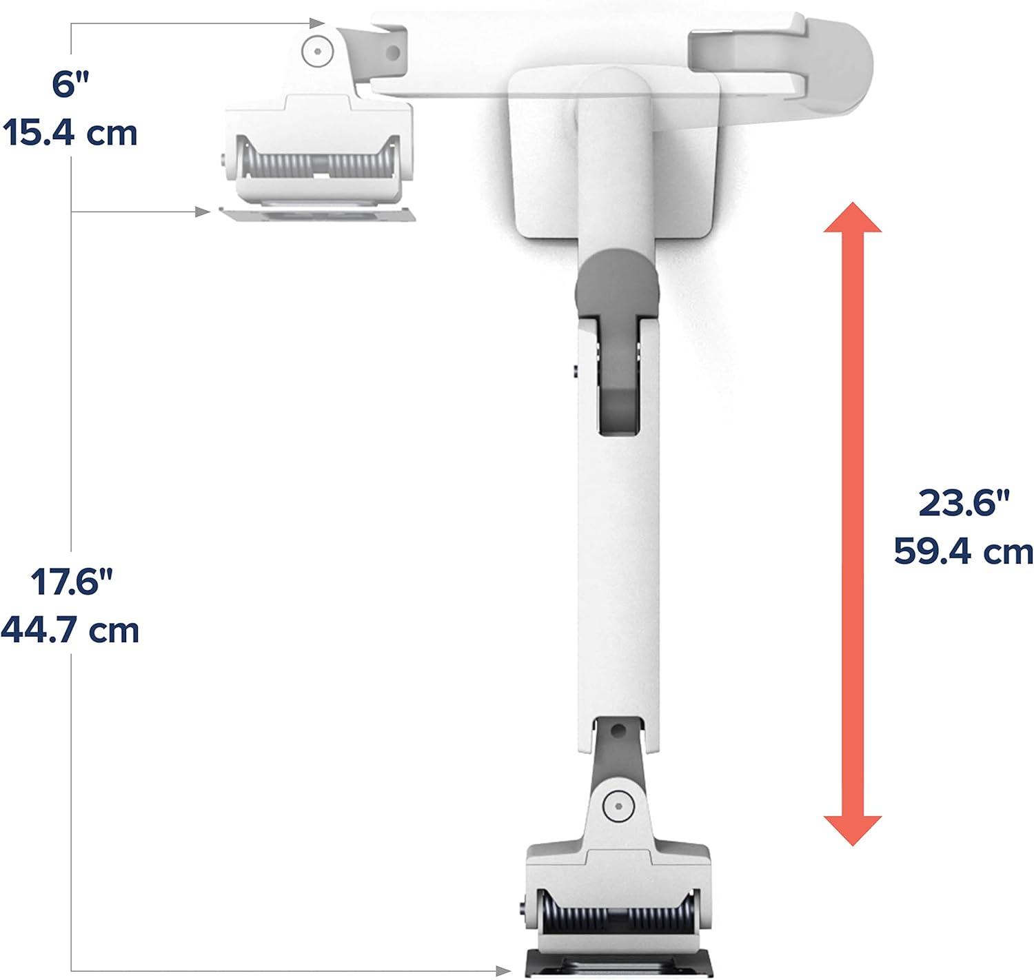 Ergotron HX Ultrawide Monitor Arm Desk Mount with HD Pivot Bright White