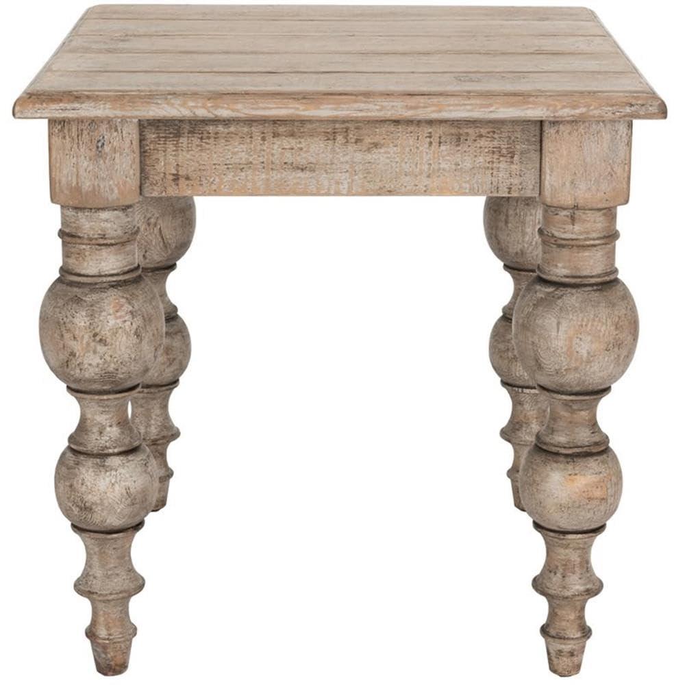 Bander Square Reclaimed Wood End Table (24")