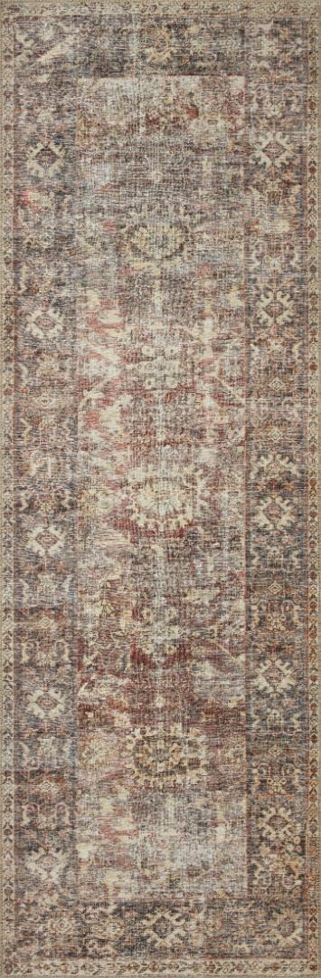 Georgie Oriental Bordeaux/Antique Area Rug