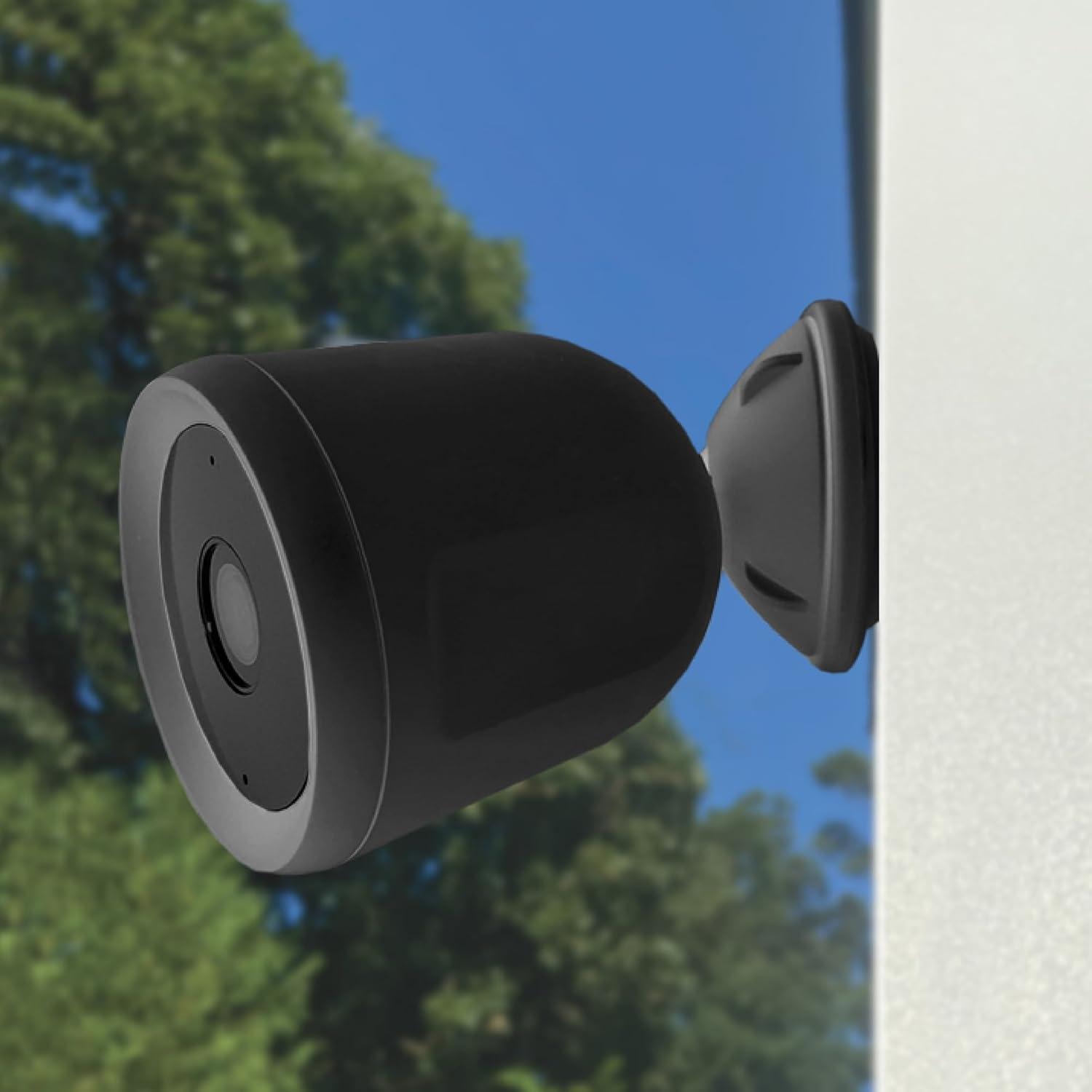 Energizer Smart Outdoor 1080P Security Camera with 2-Way Audio, Night Vision, Instant Alerts, Cloud Storage, Remote Access, Voice Control Compatible with Alexa & Google Assistant, Black