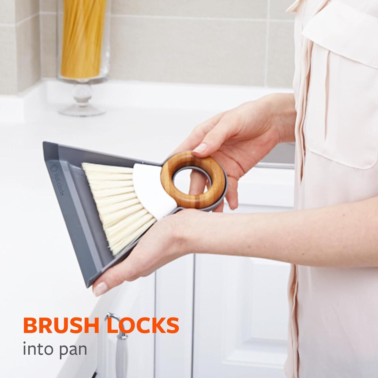 Full Circle 233689 Tiny Team Mini Brush and Dustpan Set