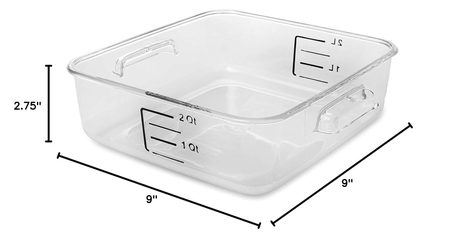 Square 64 Oz. Food Storage Container