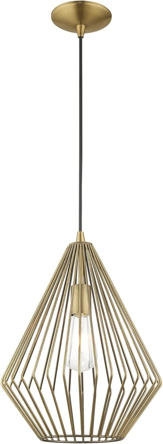 Livex Lighting Linz 1 - Light Pendant in  Black