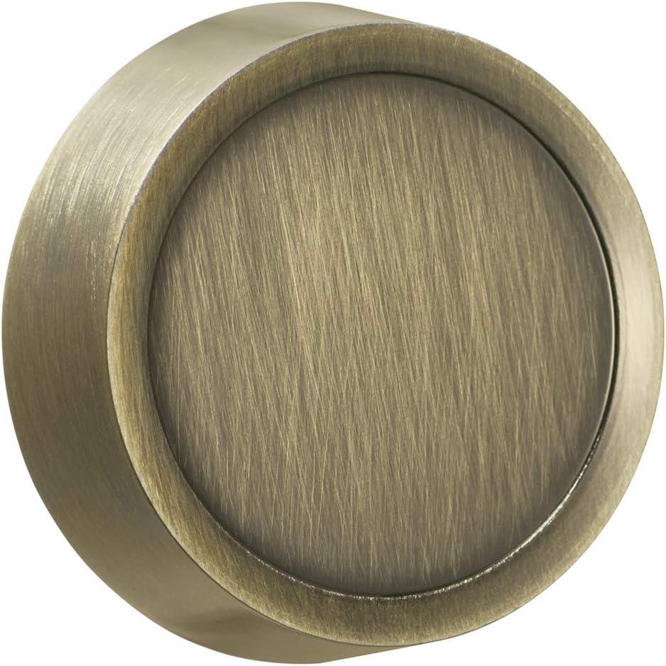 Amerelle 947AB Wallplate Dimmer Knobs Metal Brushed Brass 1-Pack