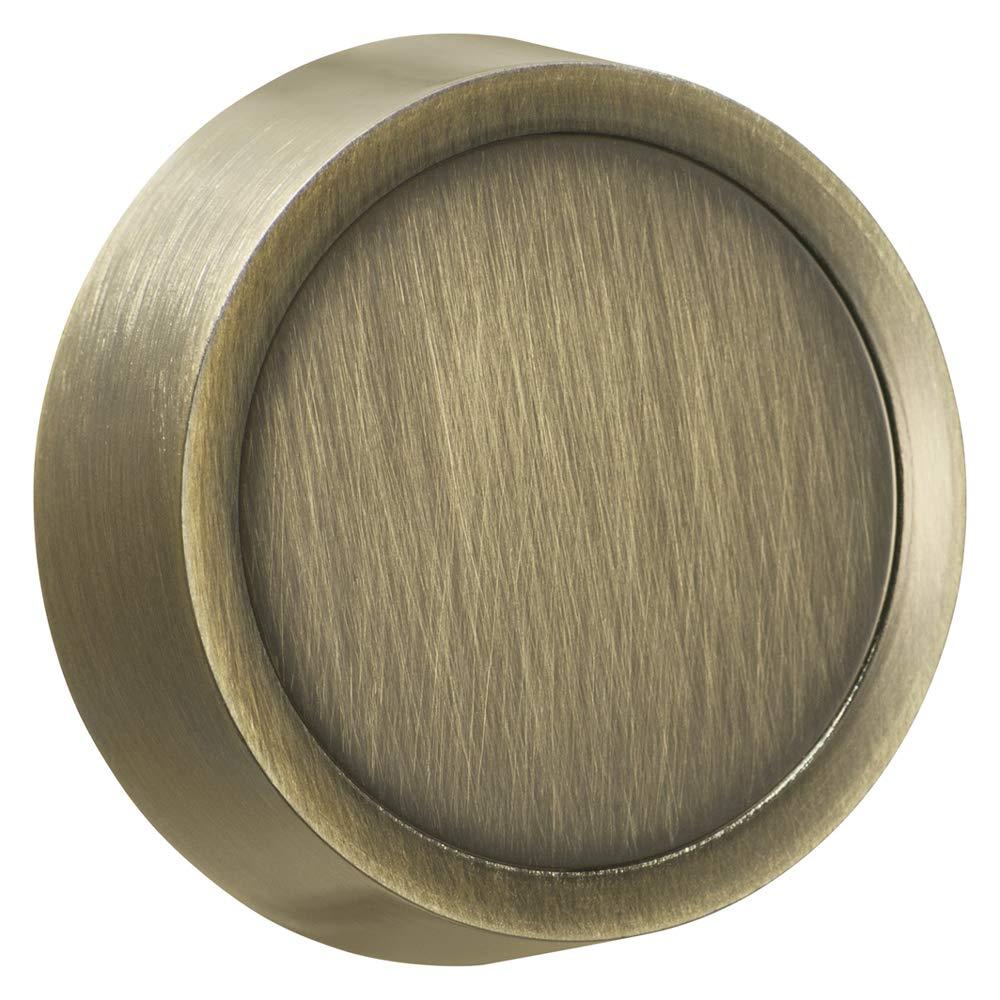 Amerelle 947AB Wallplate Dimmer Knobs Metal Brushed Brass 1-Pack