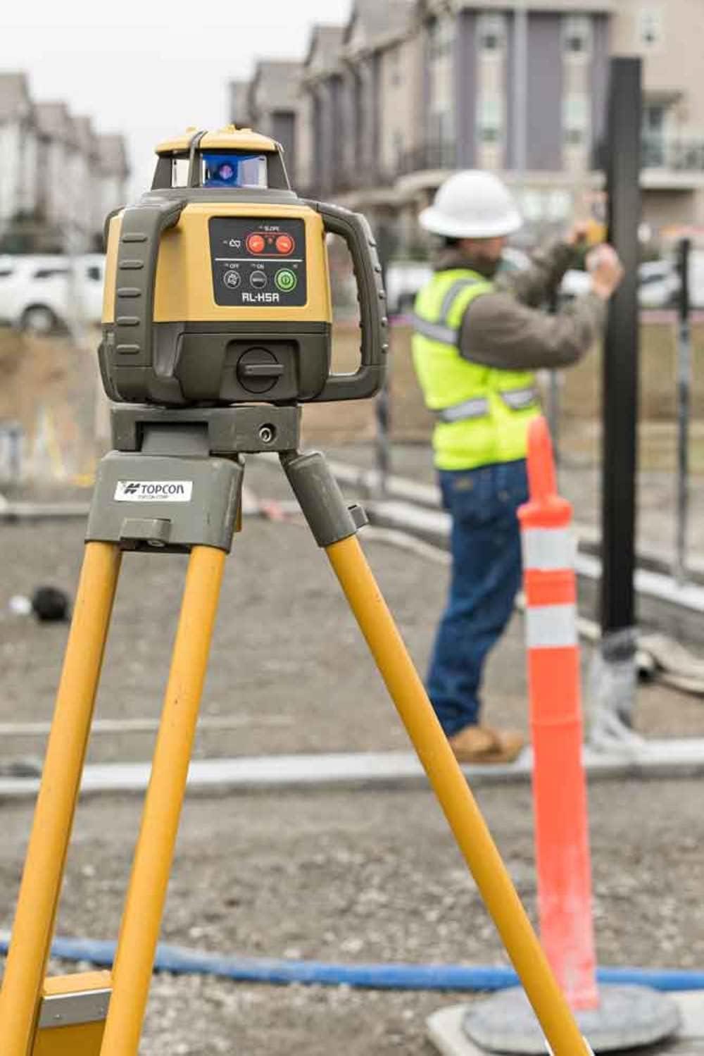 Topcon RL-H5A Self-Leveling Rotary Laser with LS-80X Receiver