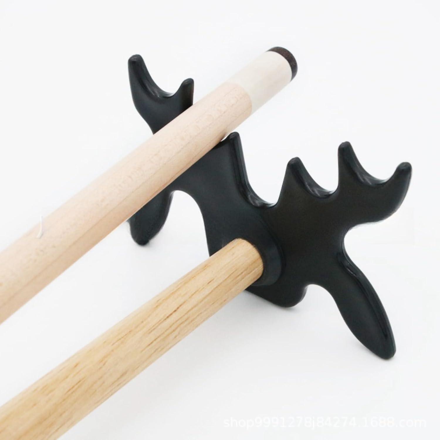 GSE Plastic Slip-On Billiard Cue Bridge Head – Moosehead Design, Universal Fit, Pool Billiard Accessories (2-Pack)