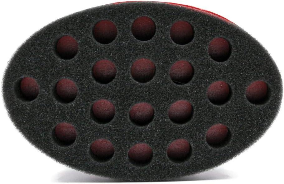 BEWAVE Big Holes Barber Hair Brush Sponge Dreads Locking Twist Afro Curl Coil Wave Hair Care Tool (2 Count)