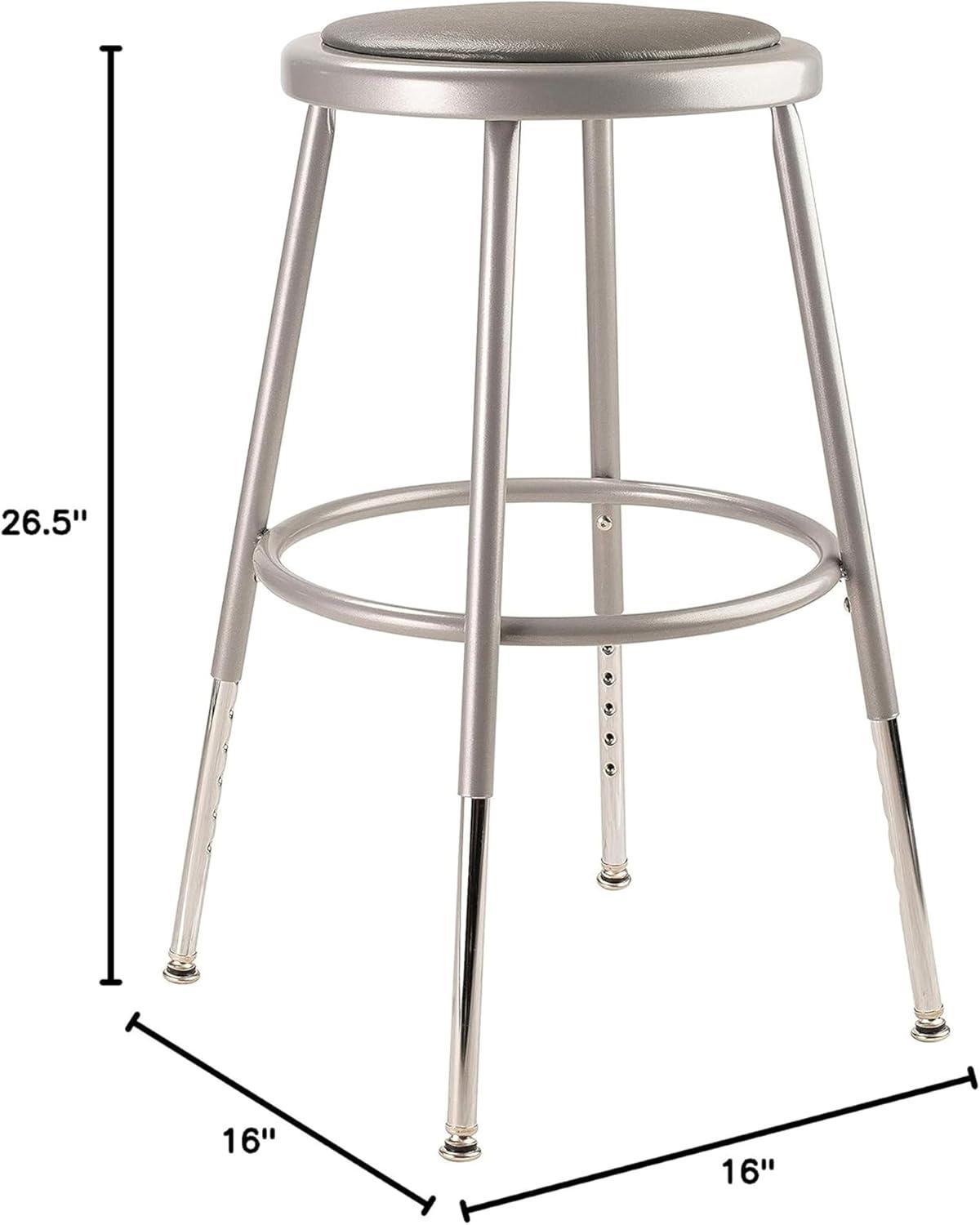 Adjustable Height Ergonomic Lab Stool