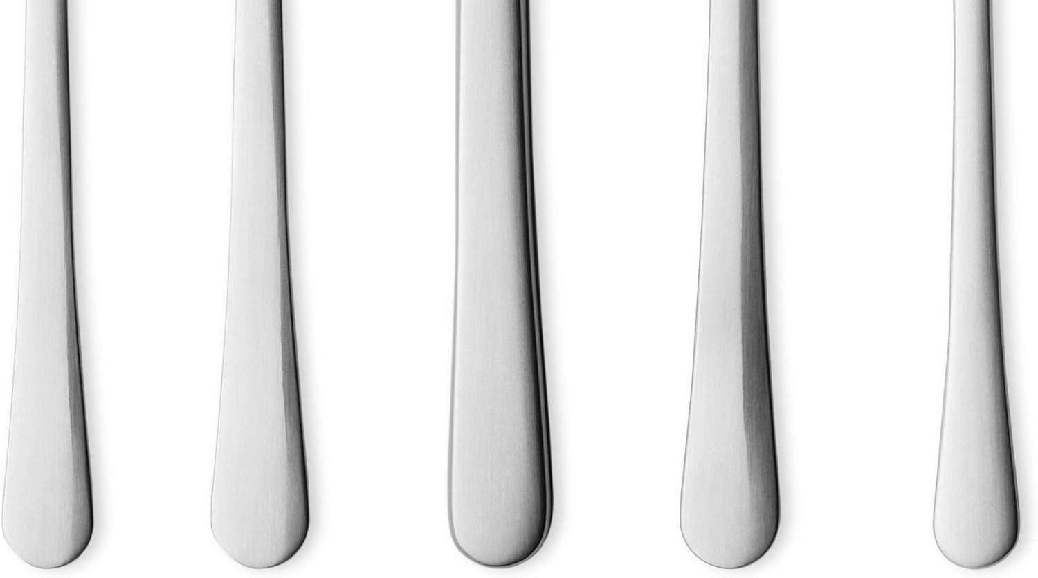 Minimalist Matte Stainless Steel 5-Piece Cutlery Set