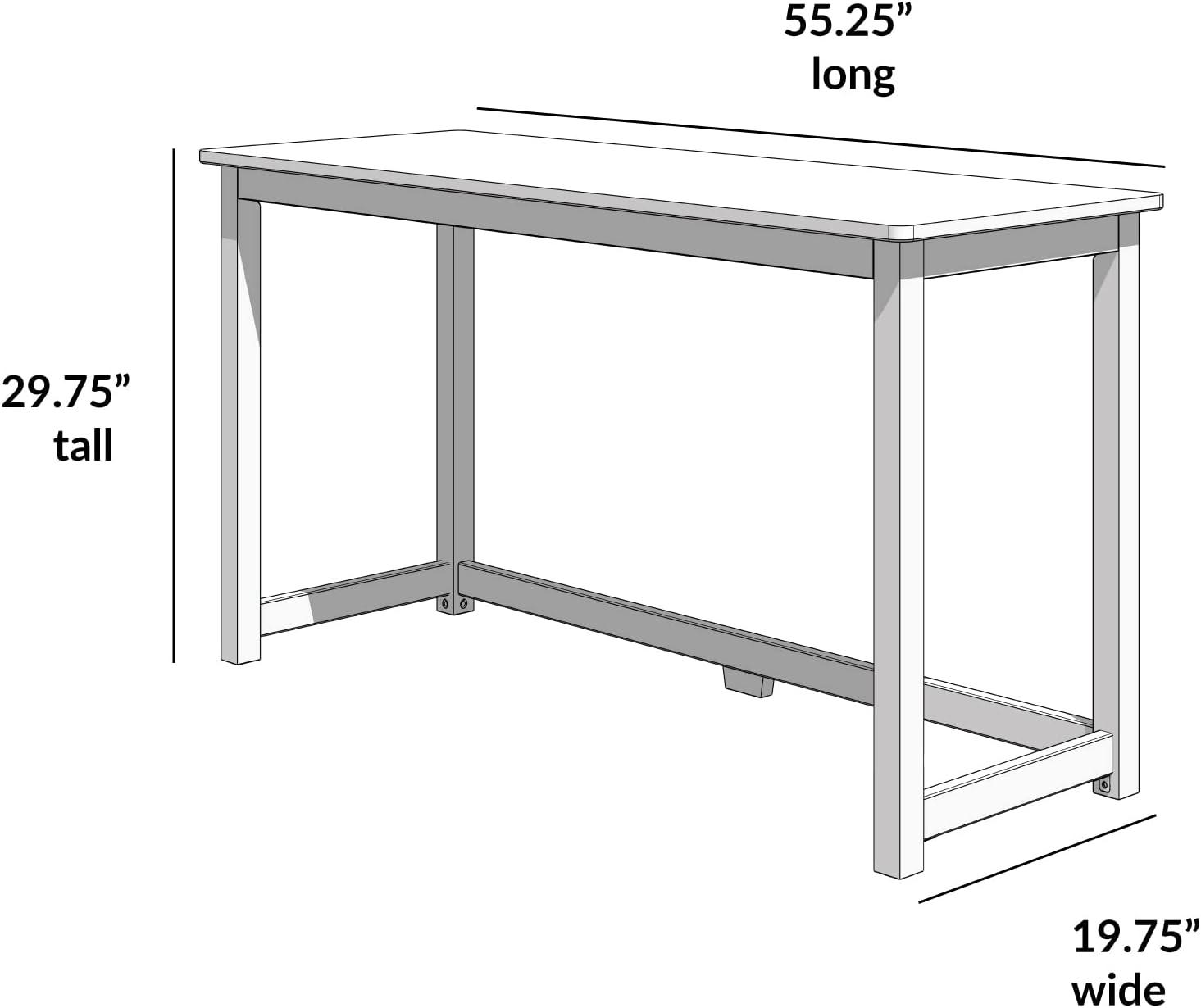 Max & Lily Solid Wood Desk