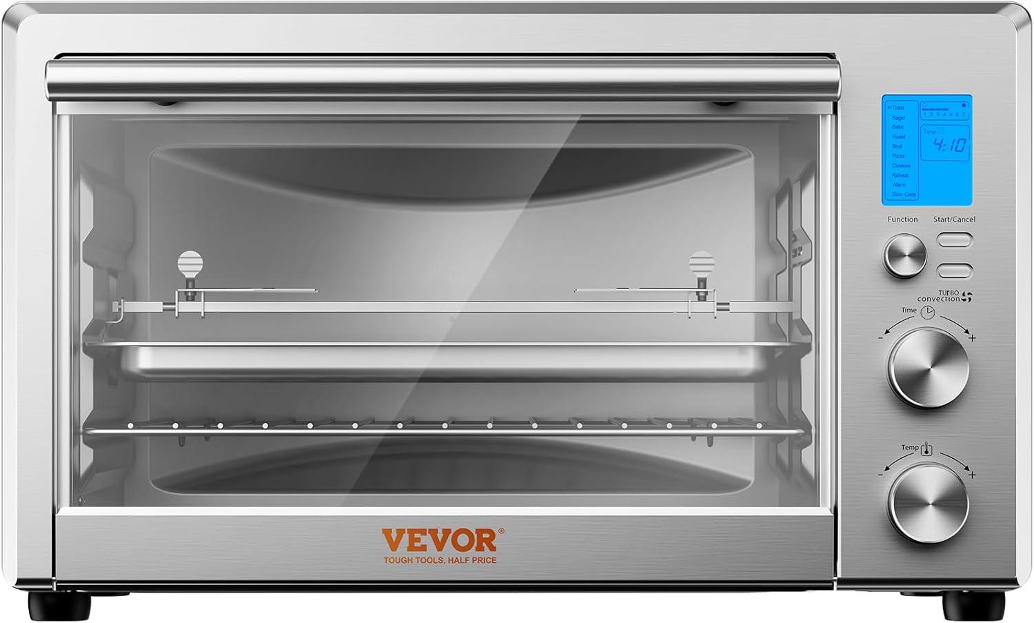 Stellweilan Tessberg Countertop Convection Oven 28L Toaster Baker 10-IN-1 1800W for Home Use