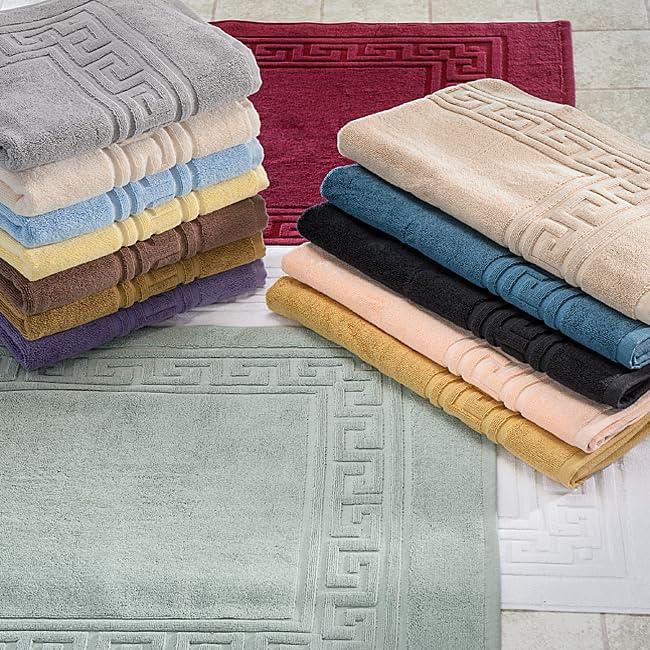 Impressions Bison 2-Piece Absorbent Cotton Bath Mat