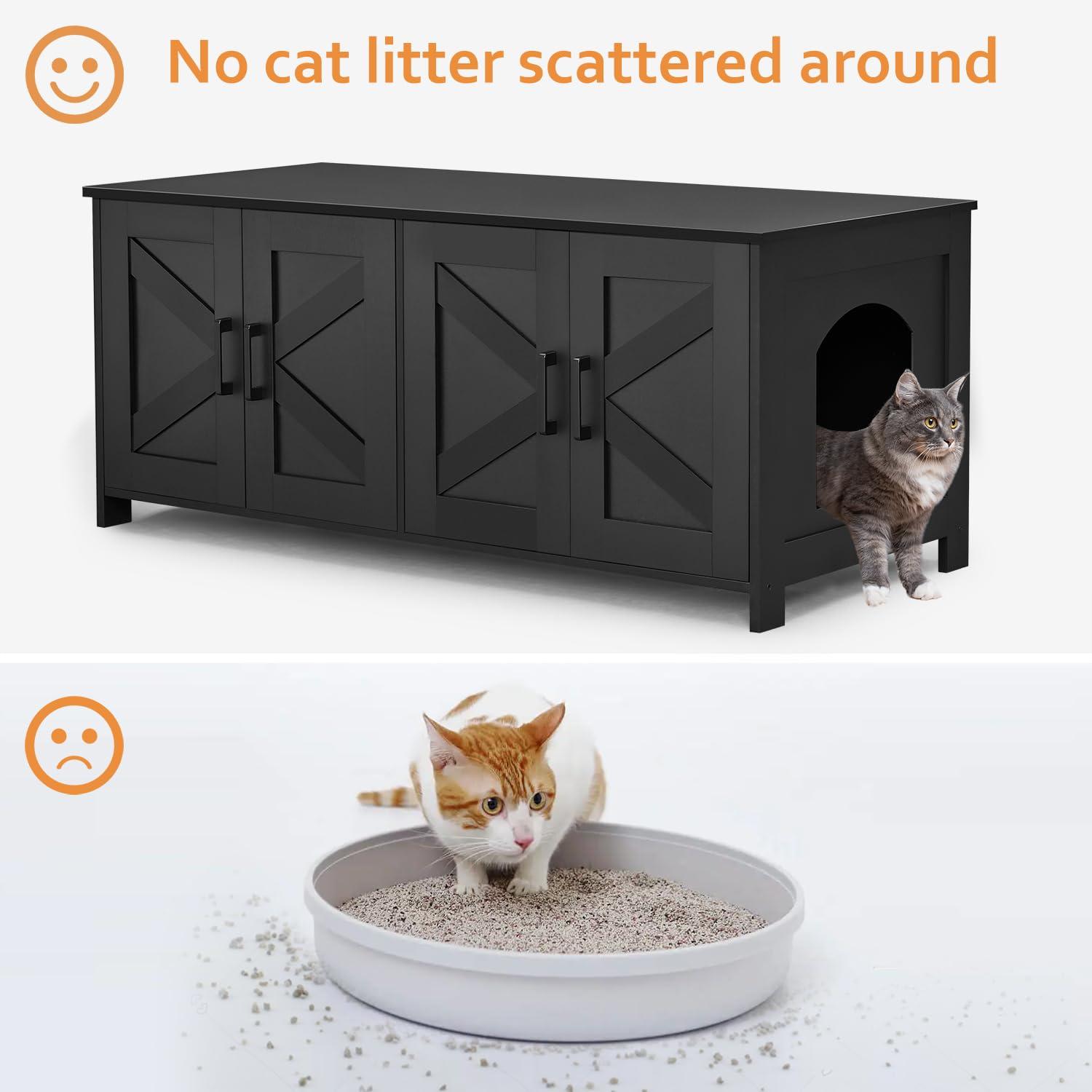 Tucker Murphy Pet™ Cat Litter Box Enclosure