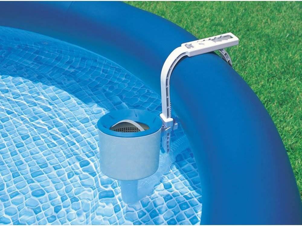 Intex 28000E Deluxe Wall-Mounted Swimming Pool Surface Automatic Skimmer with Removeable Skimmer Basket for 800+ GPH Pumps