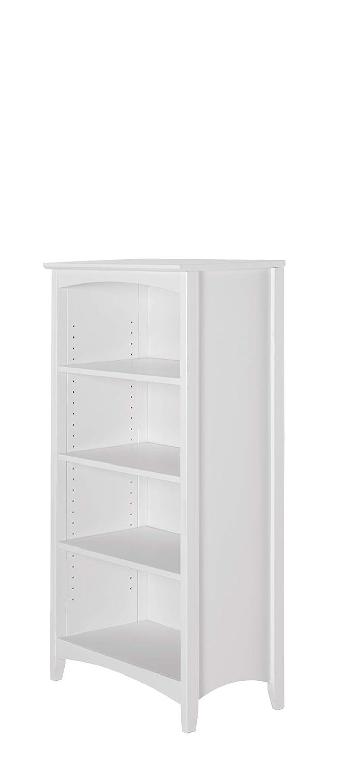 Shaker Style Bookcase - 48"H - White Finish