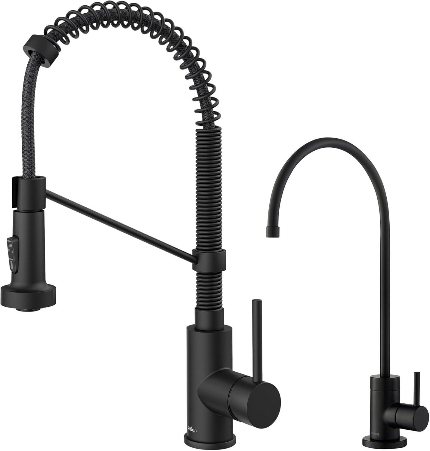 KRAUS Bolden Commercial Style 2-Function Single Handle Pull Down Kitchen Faucet