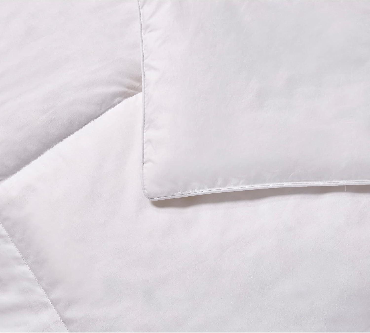 Twin White Cotton Down Feather Bedspread