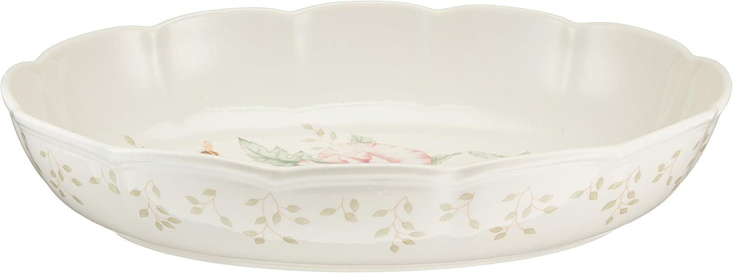 Lenox Butterfly Meadow Scalloped Oval Baker